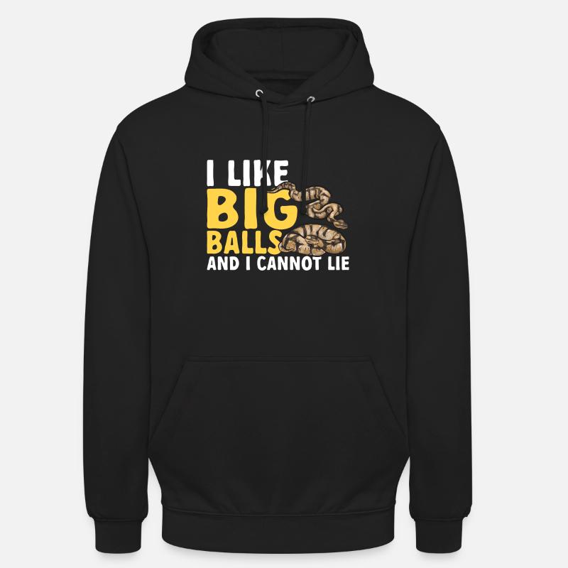 Ball Python Schlange Königspython - Unisex Hoodie - Schwarz