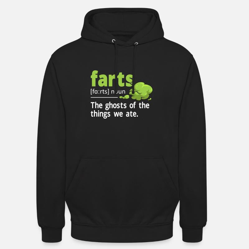 pet pète pète pète - Sweat-shirt à capuche unisexe - noir
