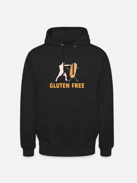 Gluten Free Gluten Intolerance - Unisex Hoodie - black