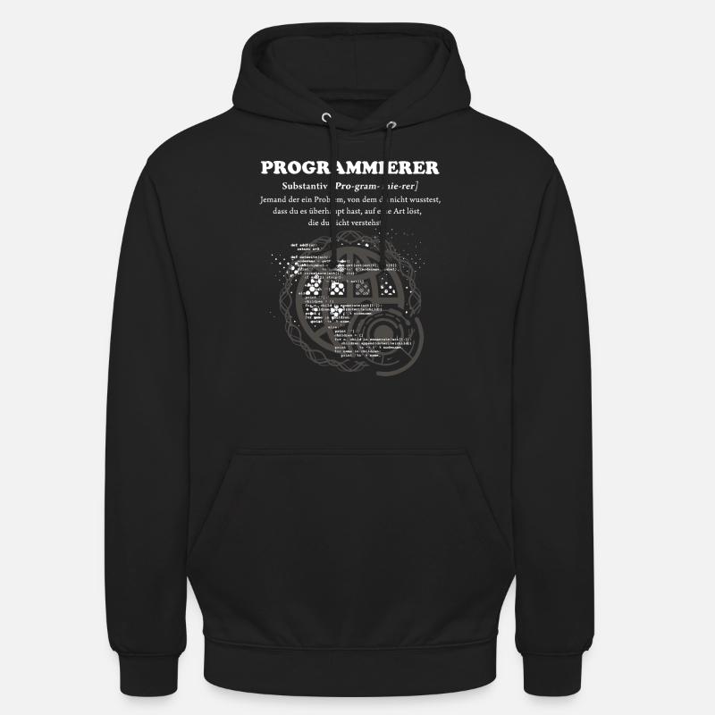Programmierer Duden - Unisex Hoodie - Schwarz