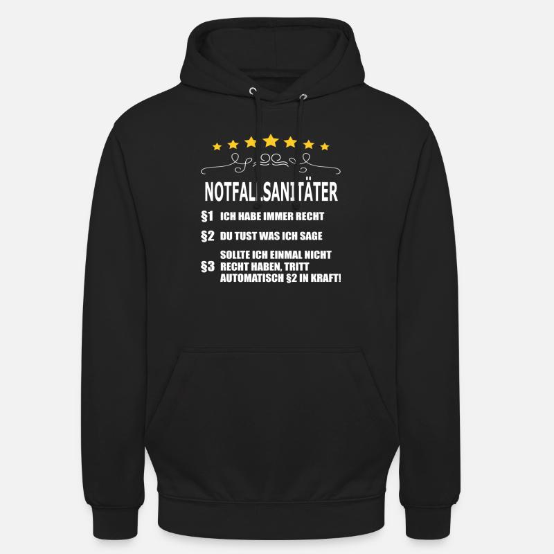 NOTFALLSANITÄTER - Unisex Hoodie - Schwarz