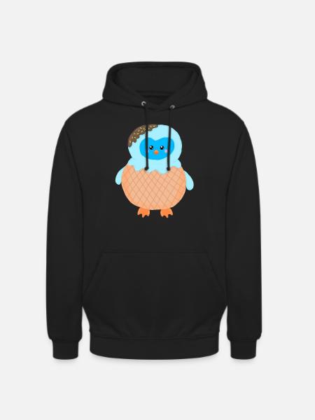 icecream pingu - Unisex Hoodie - black