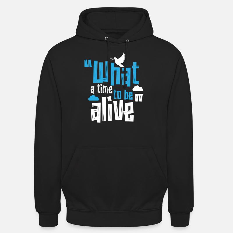 t-shirt 01 - Sweat-shirt à capuche unisexe - noir