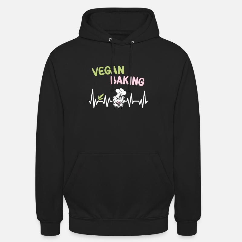 Vegan Baking Pulse - Unisex Hoodie - black
