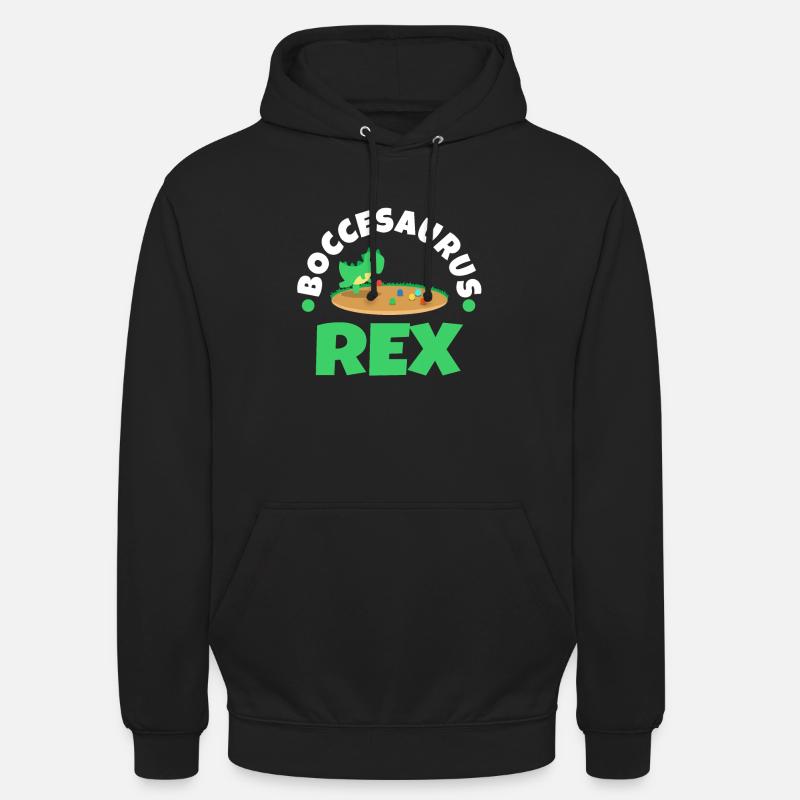 Boccesaurus Rex - Sweat-shirt à capuche unisexe - noir