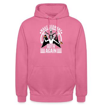 Rendre l’Allemagne gothique - Sweat-shirt à capuche unisexe - rose - Devant - Alina (178cm) & Michal (187cm)