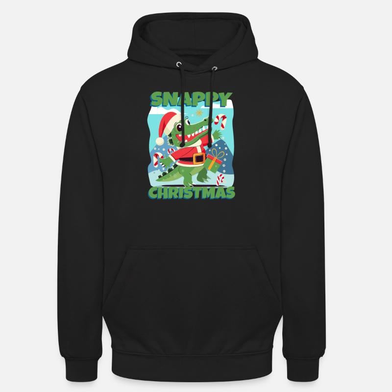 Noël vif - Sweat-shirt à capuche unisexe - noir