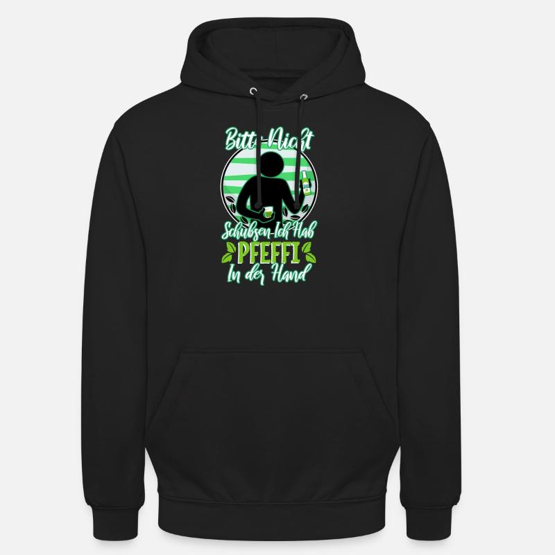 Blutgruppe Pfeffi Positiv - Unisex Hoodie - Schwarz