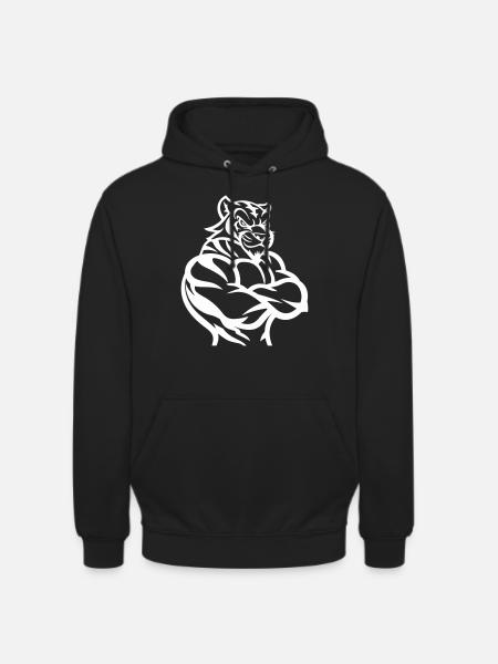 tiger - Unisex Hoodie - Schwarz
