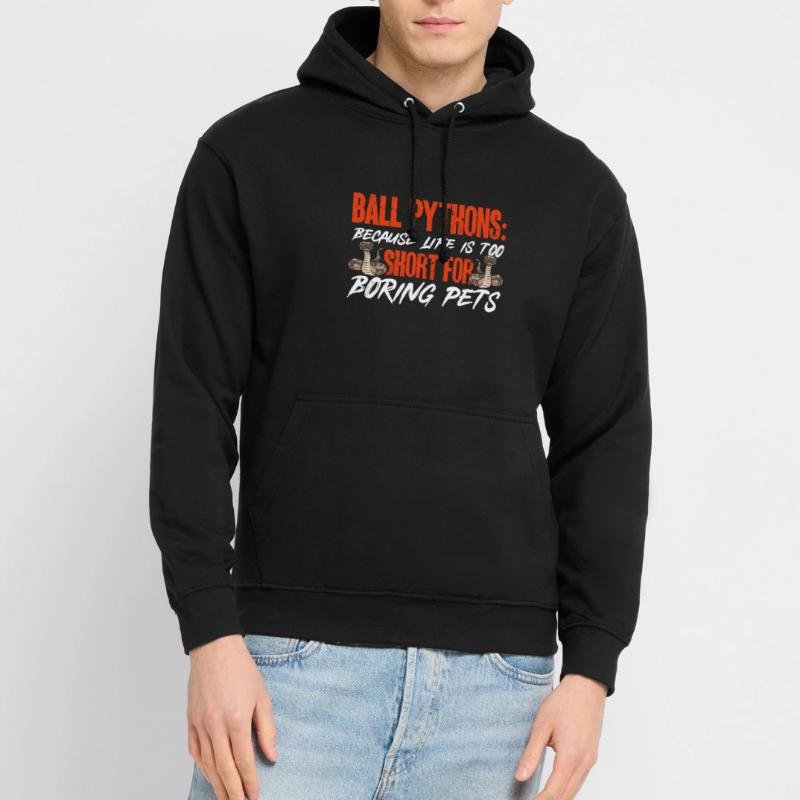 Ball Python Snake King Python Sweat-shirt à capuche unisexe