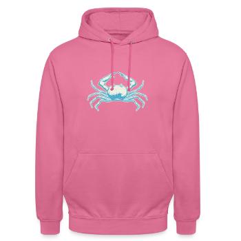 Krabbe - Unisex Hoodie - Pink - Vorne - Alina (178cm) & Michal (187cm)