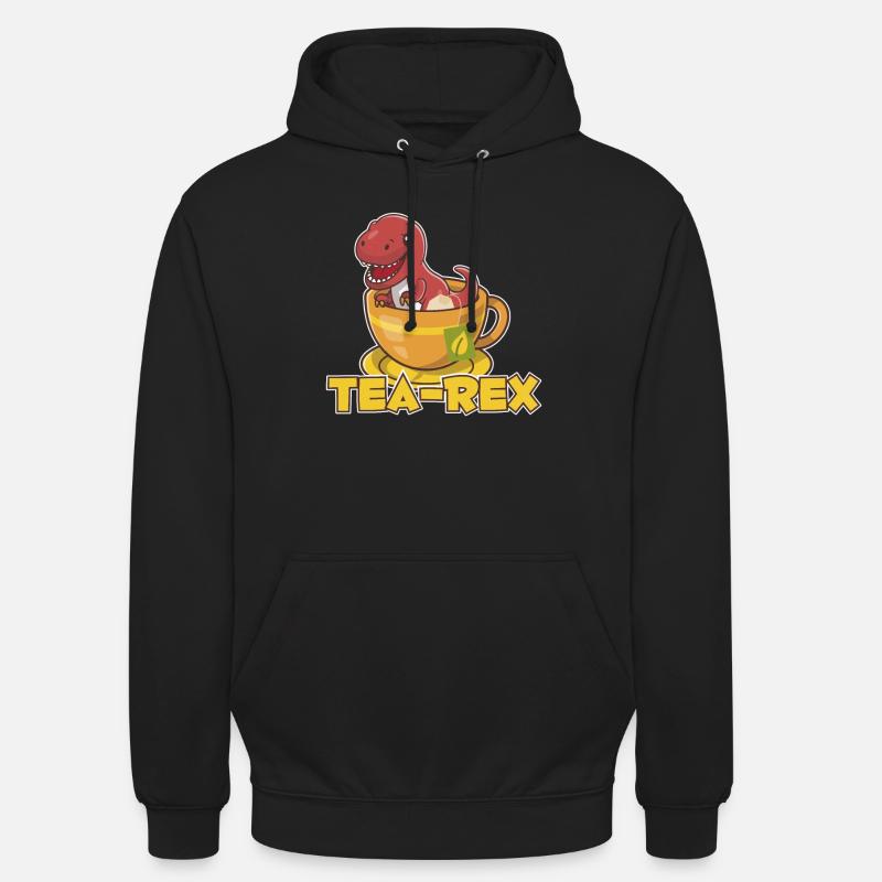 T-Rex Tee Rex Thé Rex - Sweat-shirt à capuche unisexe - noir