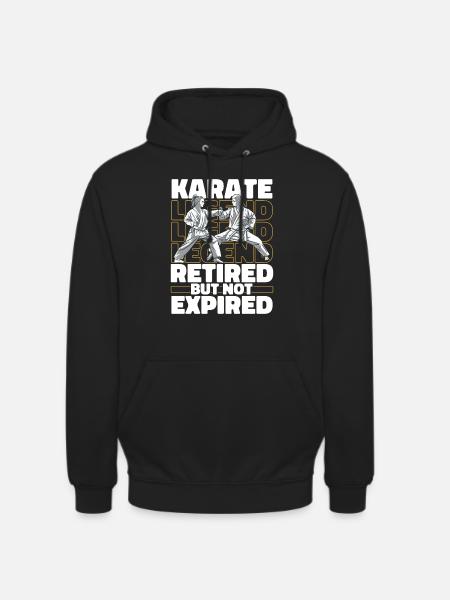 Karate in retirement - Unisex Hoodie - black