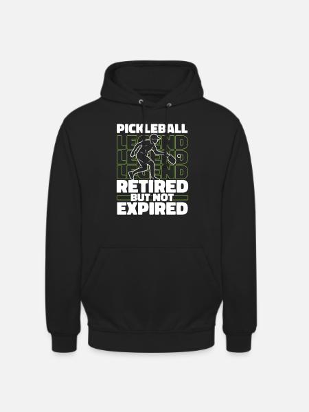 Pickleball pensioners - Unisex Hoodie - black