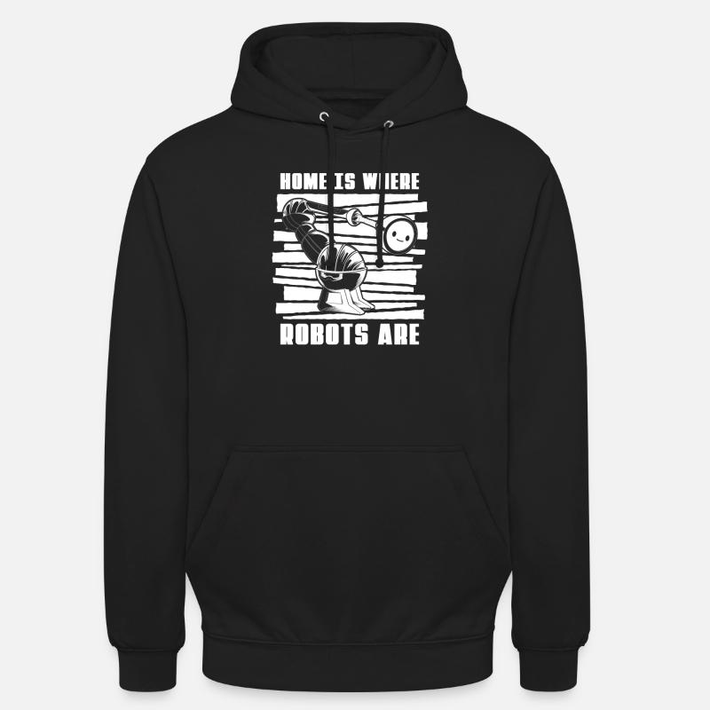 Robotik Ai Roboter - Unisex Hoodie - Schwarz
