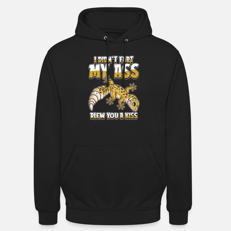 Gecko Lizard - Unisex Hoodie - black