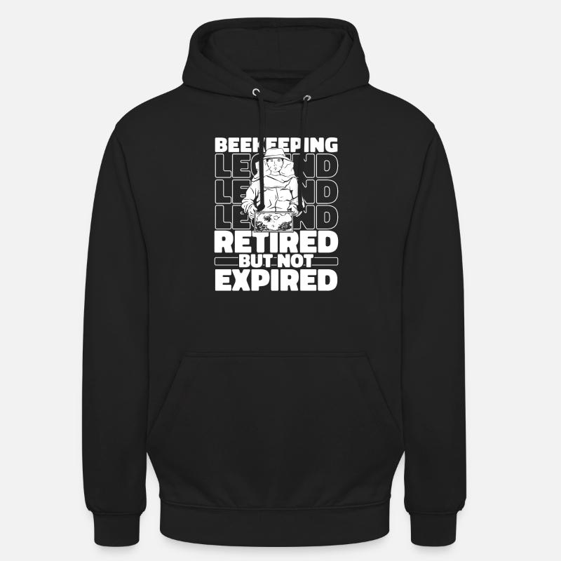 Retired beekeeper beekeeper - Unisex Hoodie - black