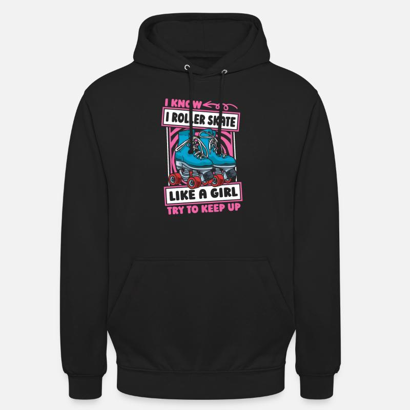 Roller Roller Roller - Sweat-shirt à capuche unisexe - noir