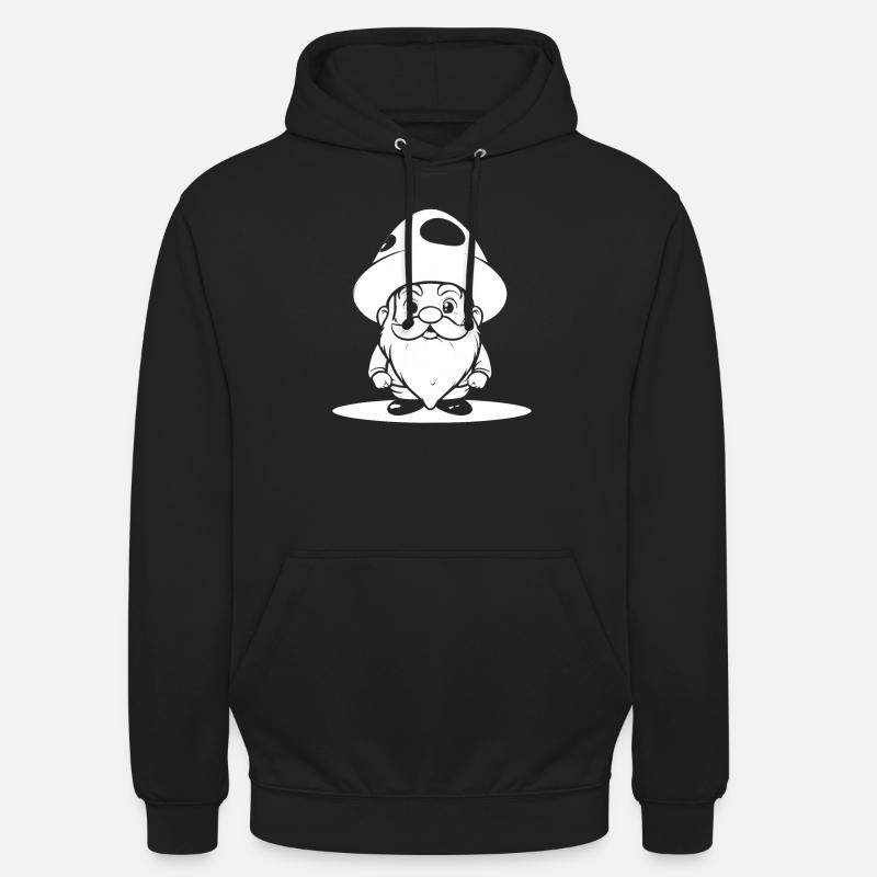 Cueilleur de champignons - Sweat-shirt à capuche unisexe - noir
