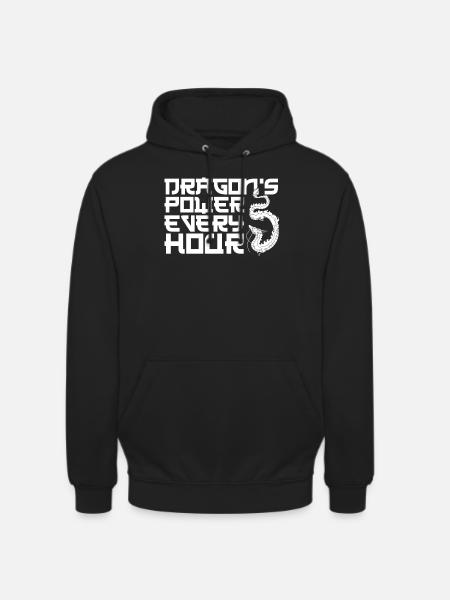 Jahr Des Drachen 2024 - Unisex Hoodie - Schwarz