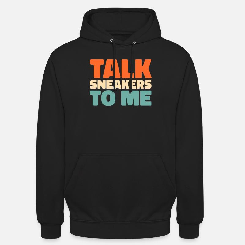 Baskets - Sweat-shirt à capuche unisexe - noir