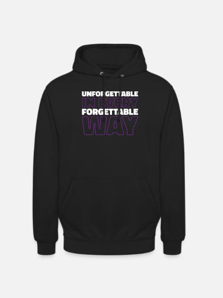 Alzheimer Funny Alzheimers Awareness - Unisex Hoodie - black