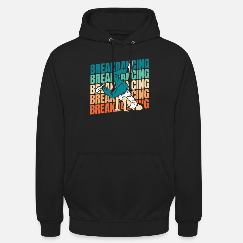 Breakdance Breakdancer Breakdancing - Sweat-shirt à capuche unisexe - noir