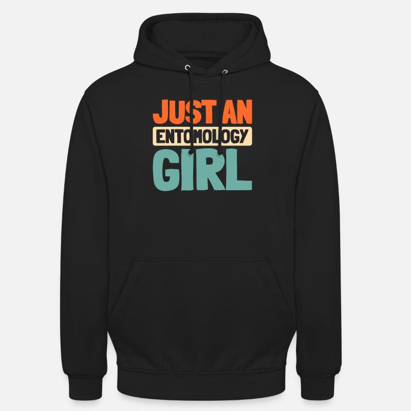 Entomologie Entomologiste Insecte - Sweat-shirt à capuche unisexe - noir