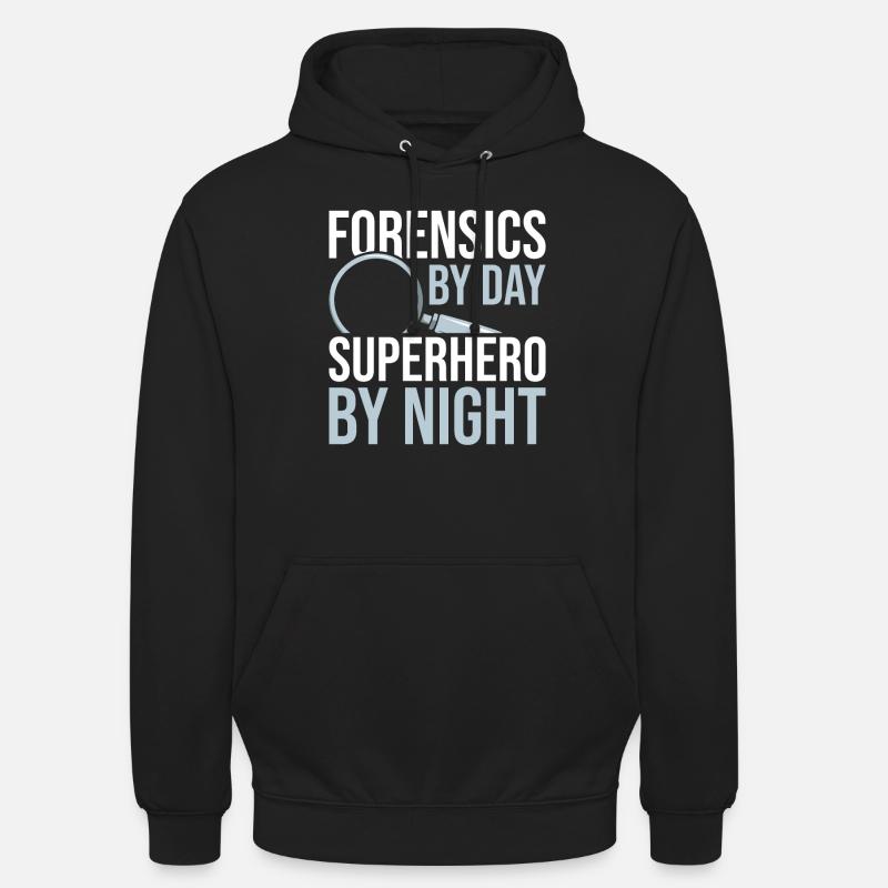 Forensik Forensiker - Unisex Hoodie - Schwarz