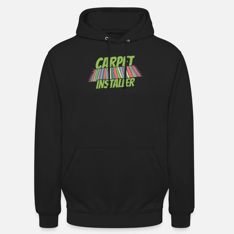 Teppichverleger Kader - Unisex Hoodie - Schwarz