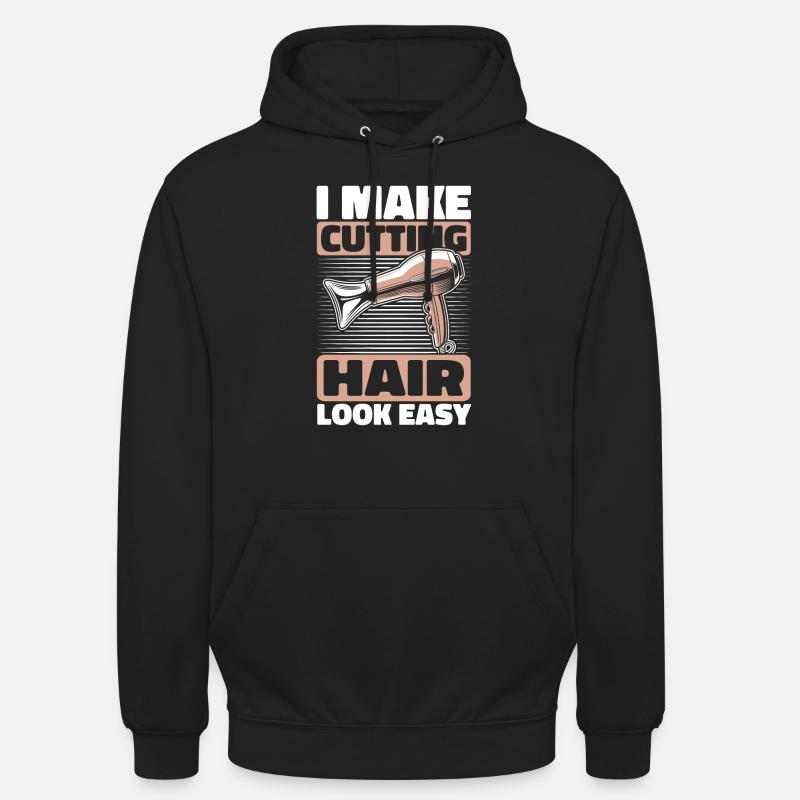Coiffeur Coiffeur - Sweat-shirt à capuche unisexe - noir