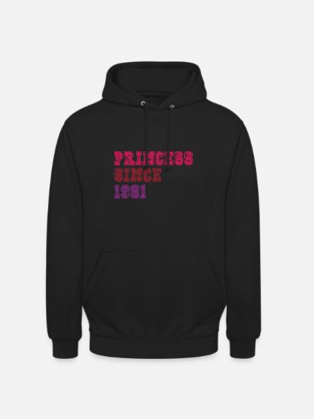 1981 Birthday Princess - Unisex Hoodie - black