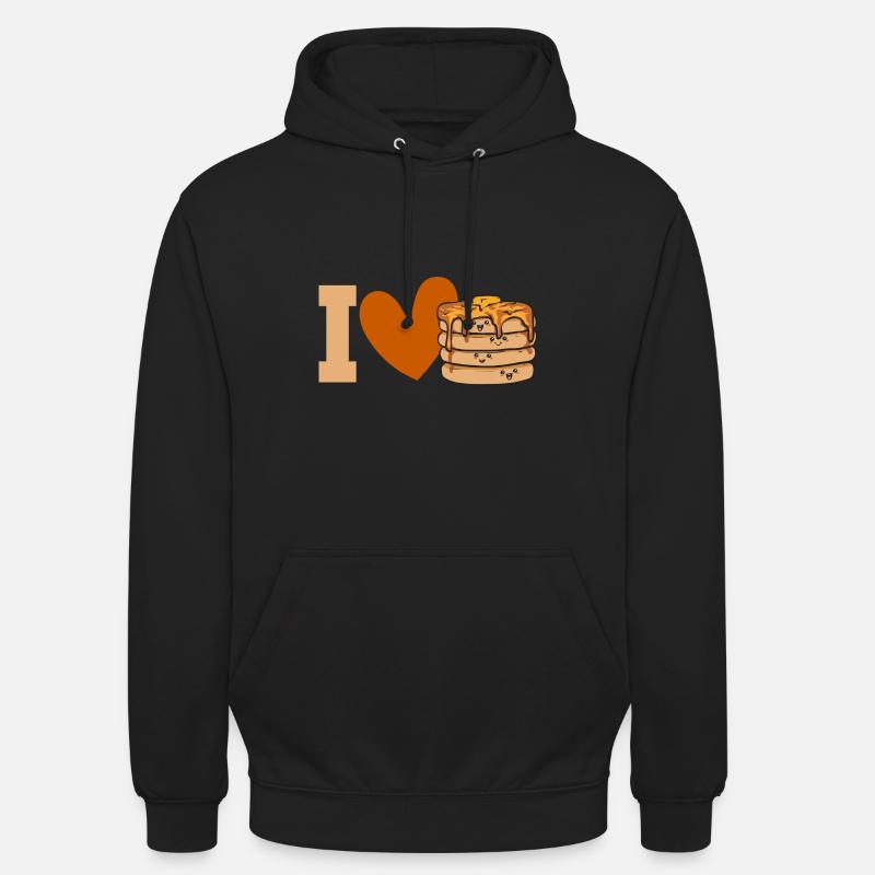 Pancake Breakfast Pancakes - Unisex Hoodie - black