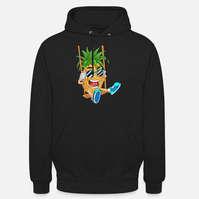 Échangiste d’ananas - Sweat-shirt à capuche unisexe - noir