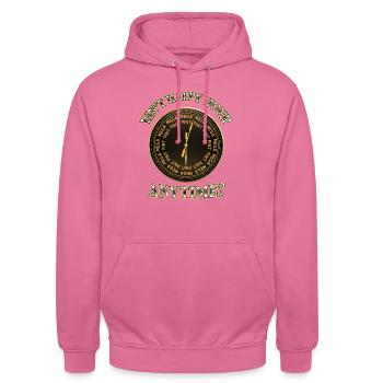 mega pint happy hour uhr - Unisex Hoodie - Pink - Vorne - Alina (178cm) & Michal (187cm)