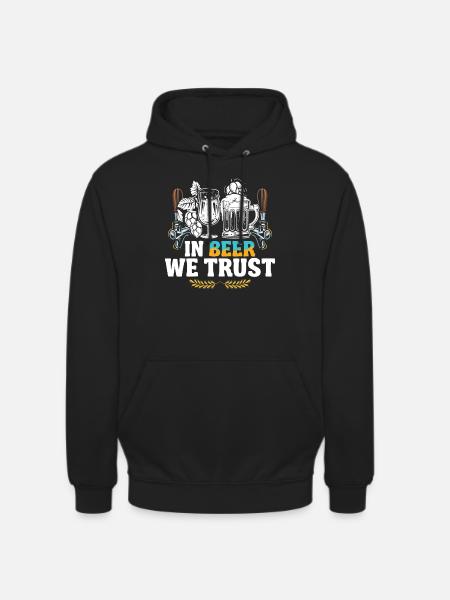 In beer we trust - Unisex Hoodie - black