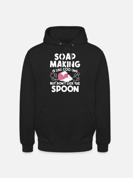 Funny Soap Making - Unisex Hoodie - Schwarz