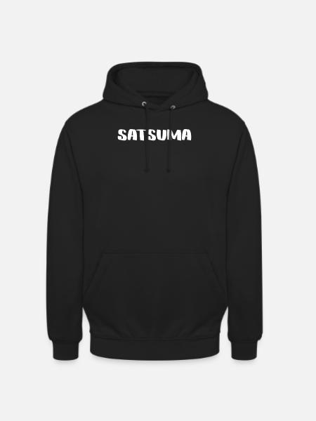 Satsuma Handdrawn Text - Unisex Hoodie - Schwarz