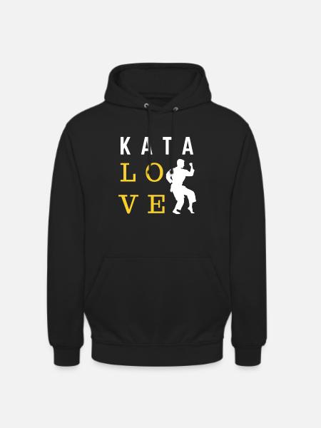 Kata Liebe - Karate Geschenkidee - Unisex Hoodie - Schwarz