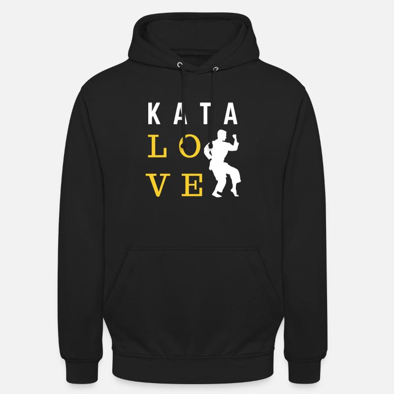 Kata Liebe - Karate Geschenkidee - Unisex Hoodie - Schwarz