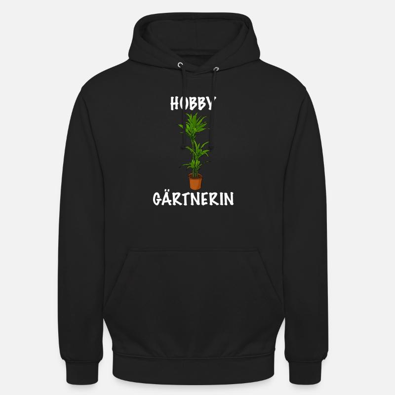 Hobby Gärtnerin Pflanze - Unisex Hoodie - Schwarz