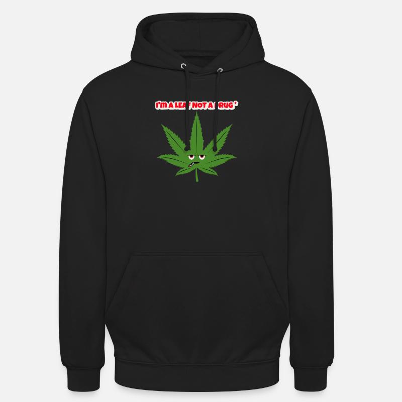 Weed leaf design - Unisex Hoodie - black
