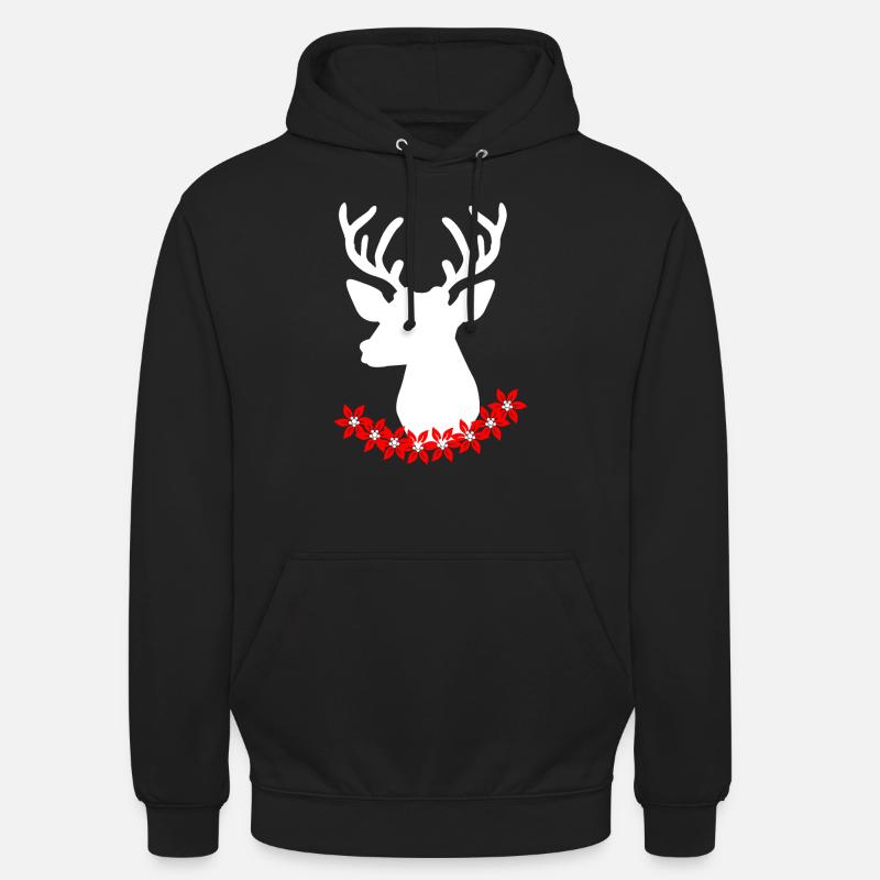 Schweizer Hirsch - Unisex Hoodie - Schwarz