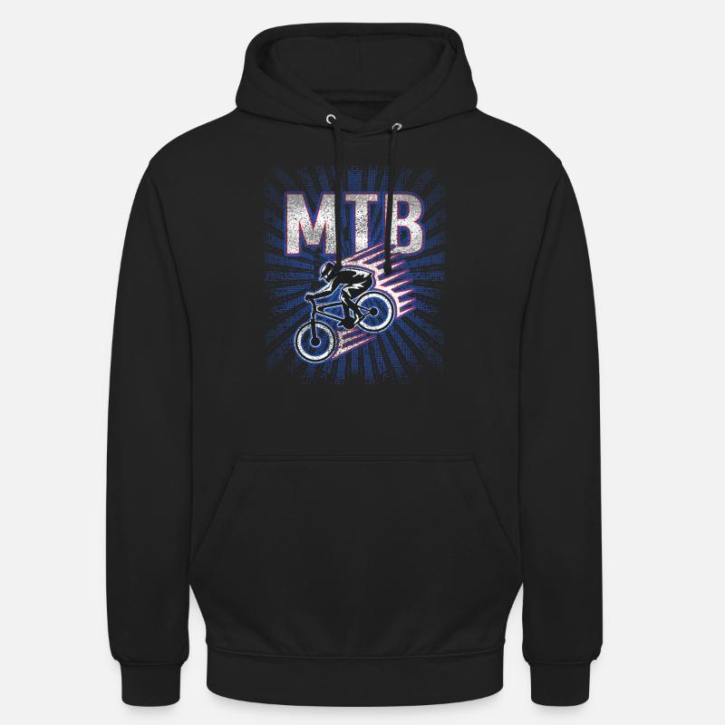 VTT VTT - Sweat-shirt à capuche unisexe - noir