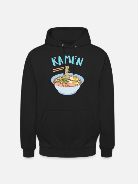 Ramen Japan Pasta Kawaii - Unisex Hoodie - black