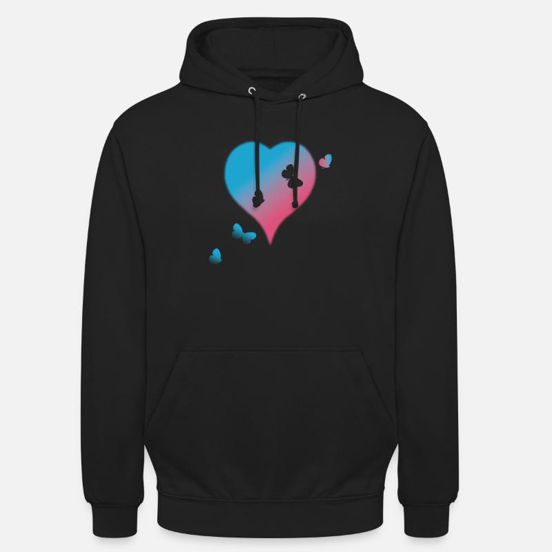 Der Flug der Psyche - Unisex Hoodie - Schwarz