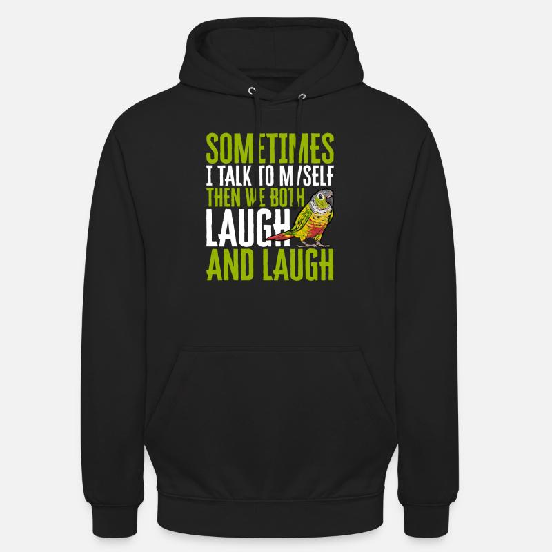 Molinasittich Papagei Vogel Sonnensittich - Unisex Hoodie - Schwarz