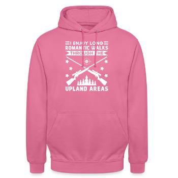 Coyote Jäger - Unisex Hoodie - Pink - Vorne - Alina (178cm) & Michal (187cm)