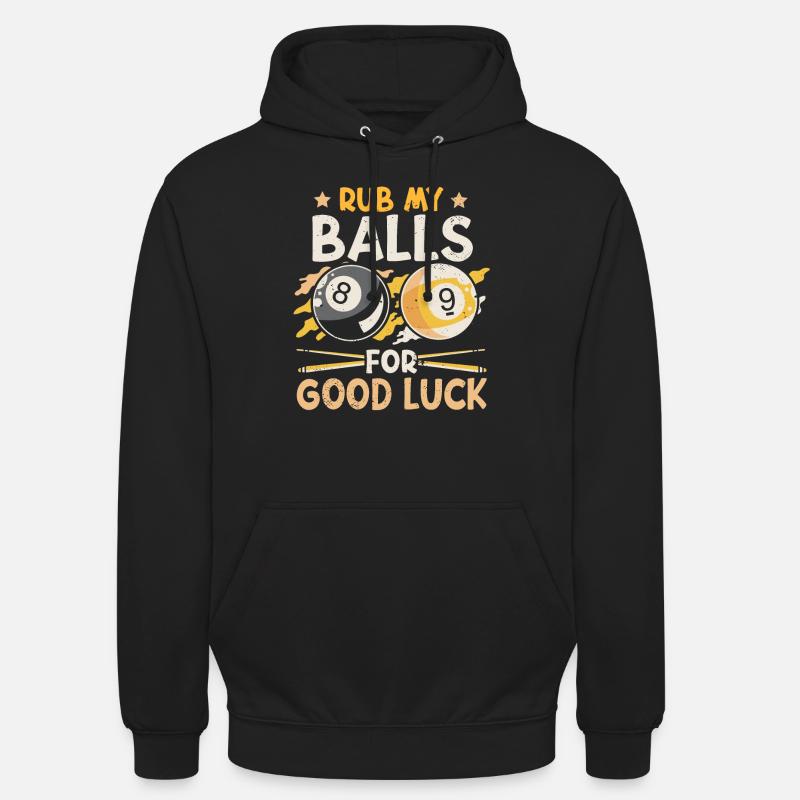 Billard billard billard - Sweat-shirt à capuche unisexe - noir