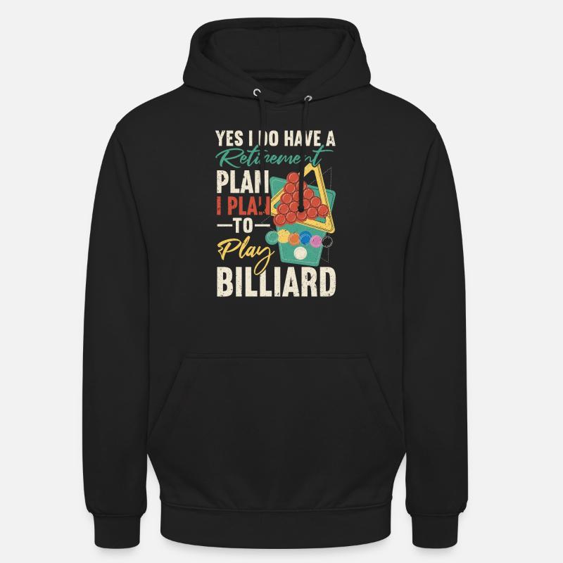 Billard billard billard - Sweat-shirt à capuche unisexe - noir